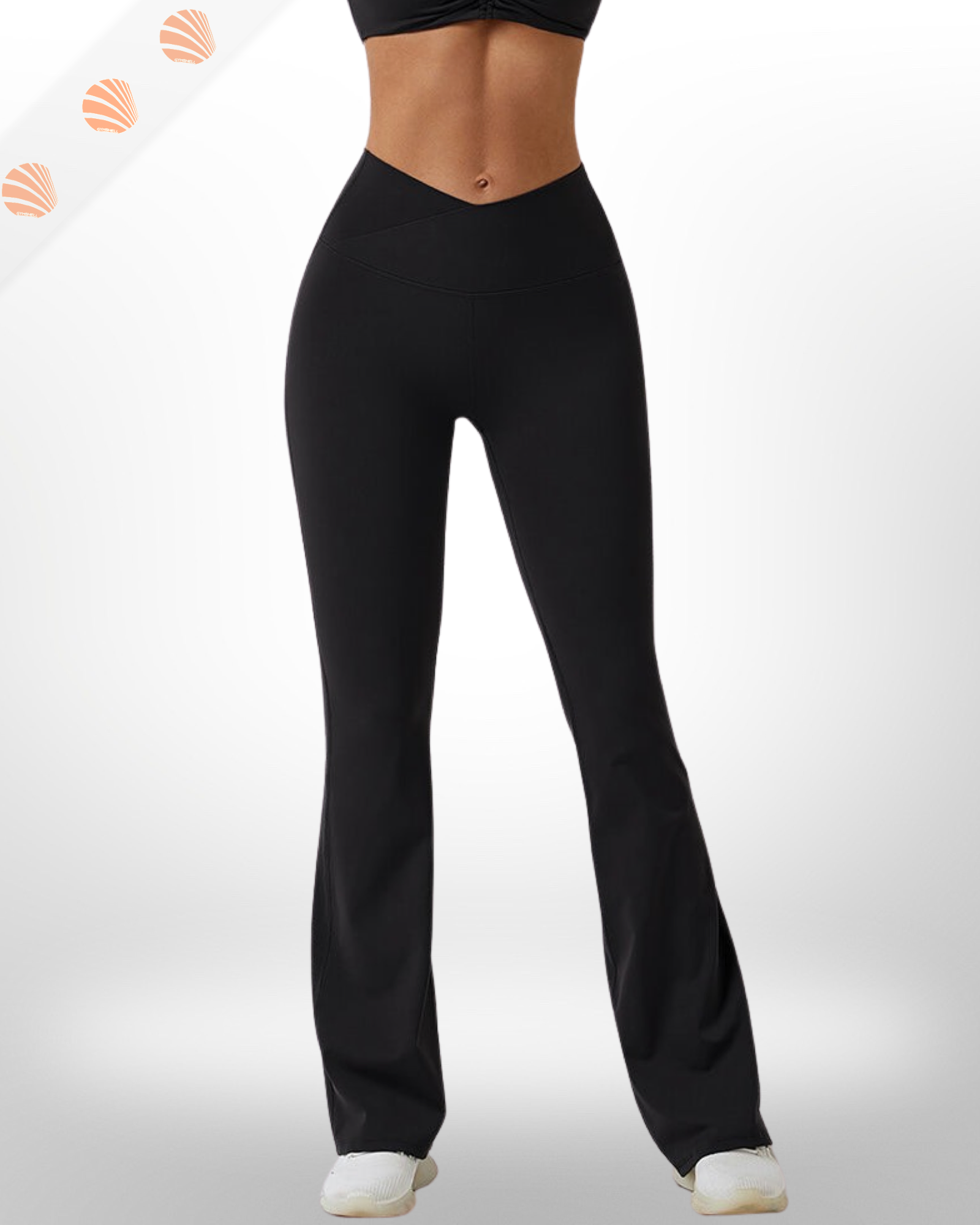 Flare Crossover Waistband Leggings