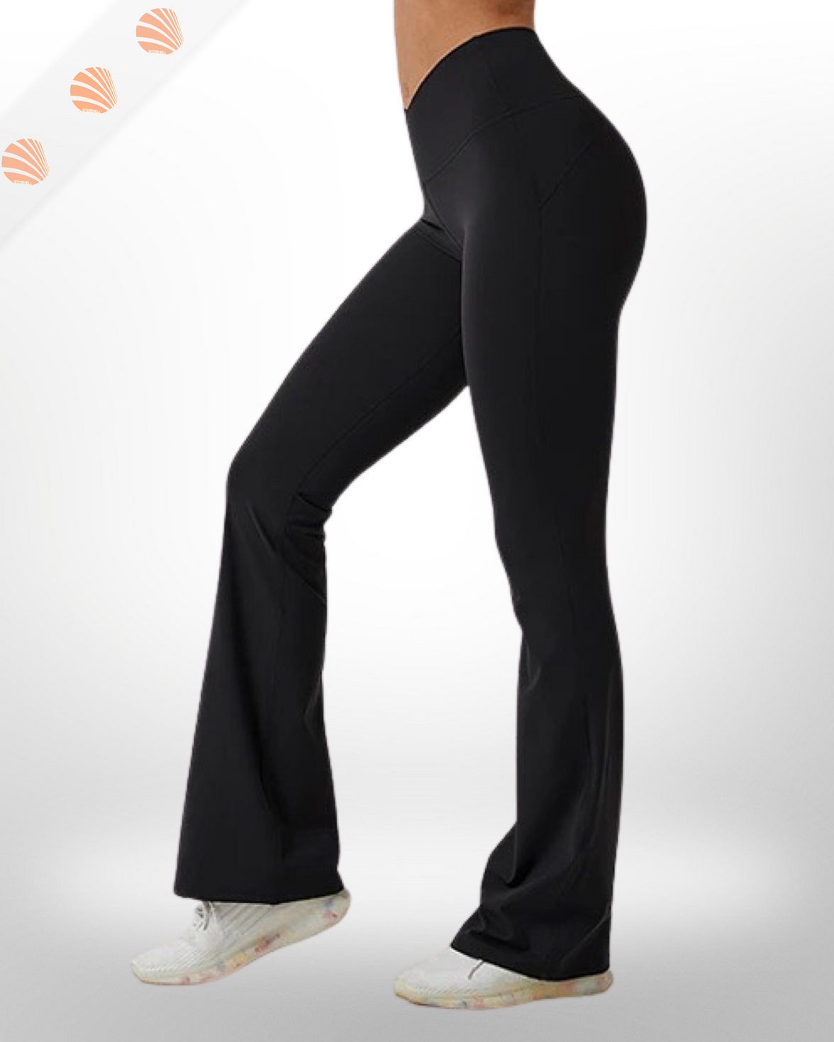 Flare Crossover Waistband Leggings