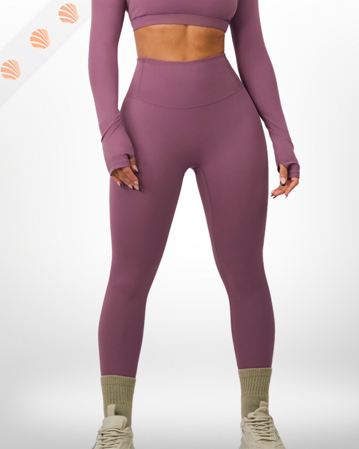 Solar Butterfly Seamless Leggings