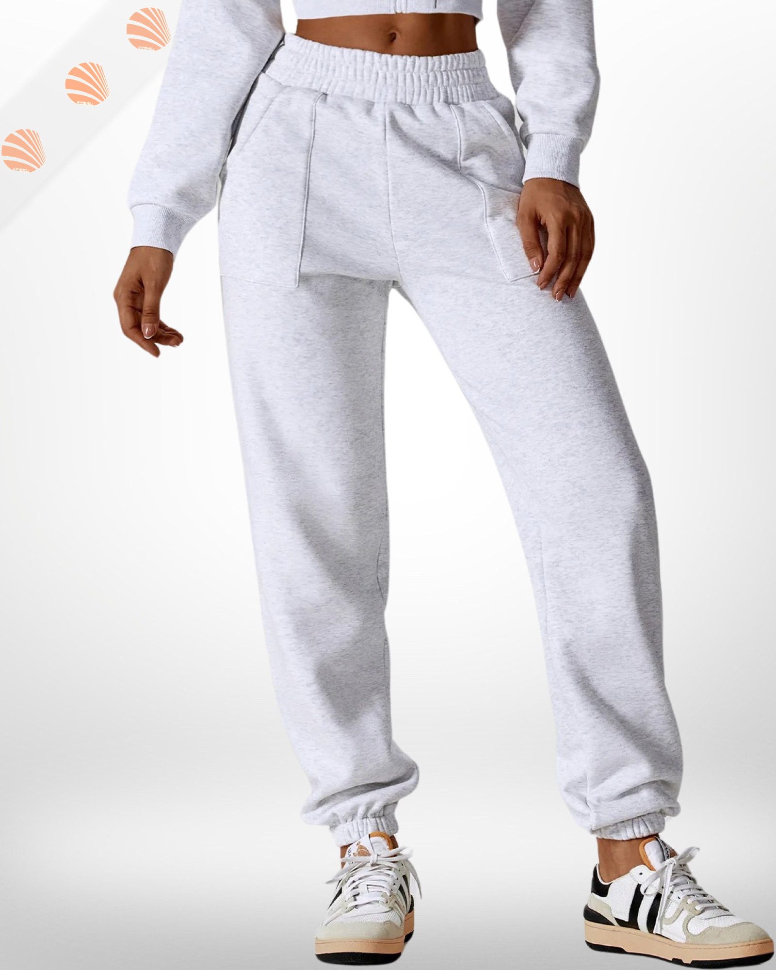 Loose-Fit Casual Sports Pants With Pockets