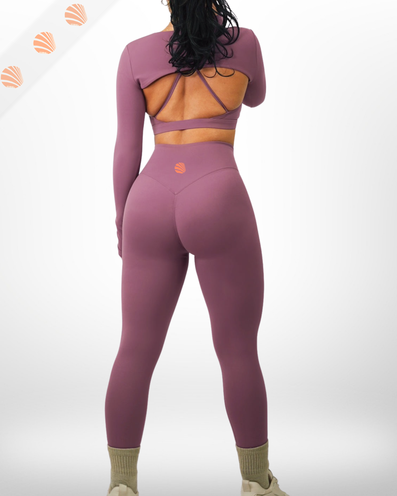 Solar Butterfly Seamless Leggings
