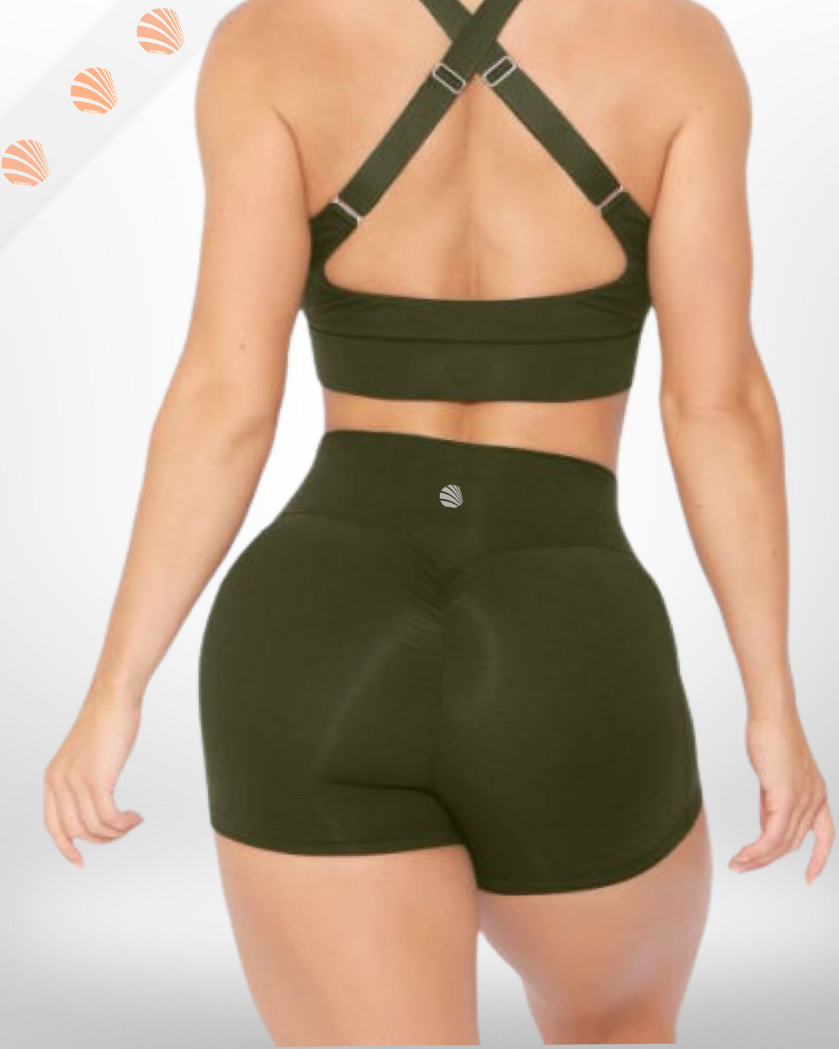 Twisted Hip Liffting Shorts