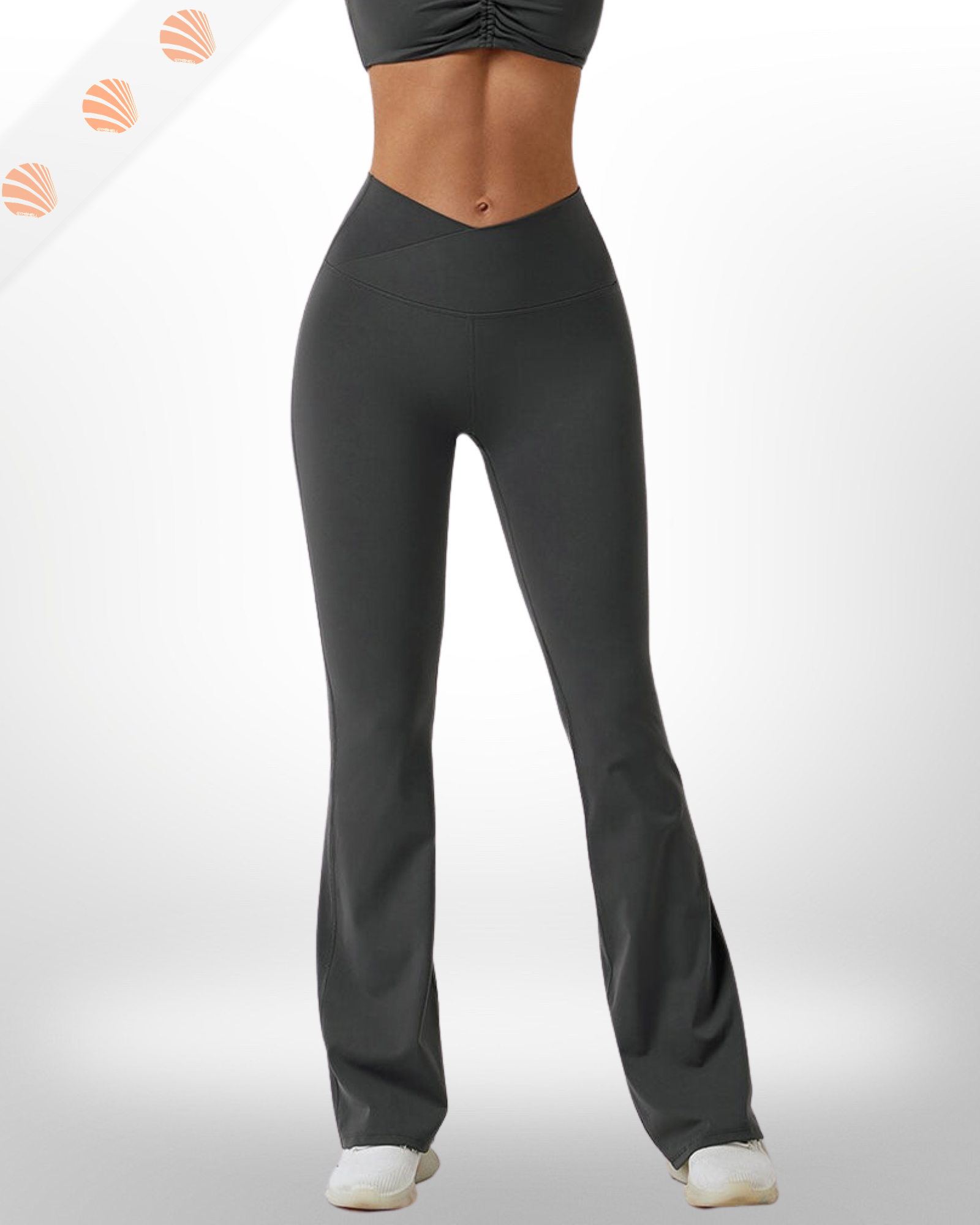 Flare Crossover Waistband Leggings