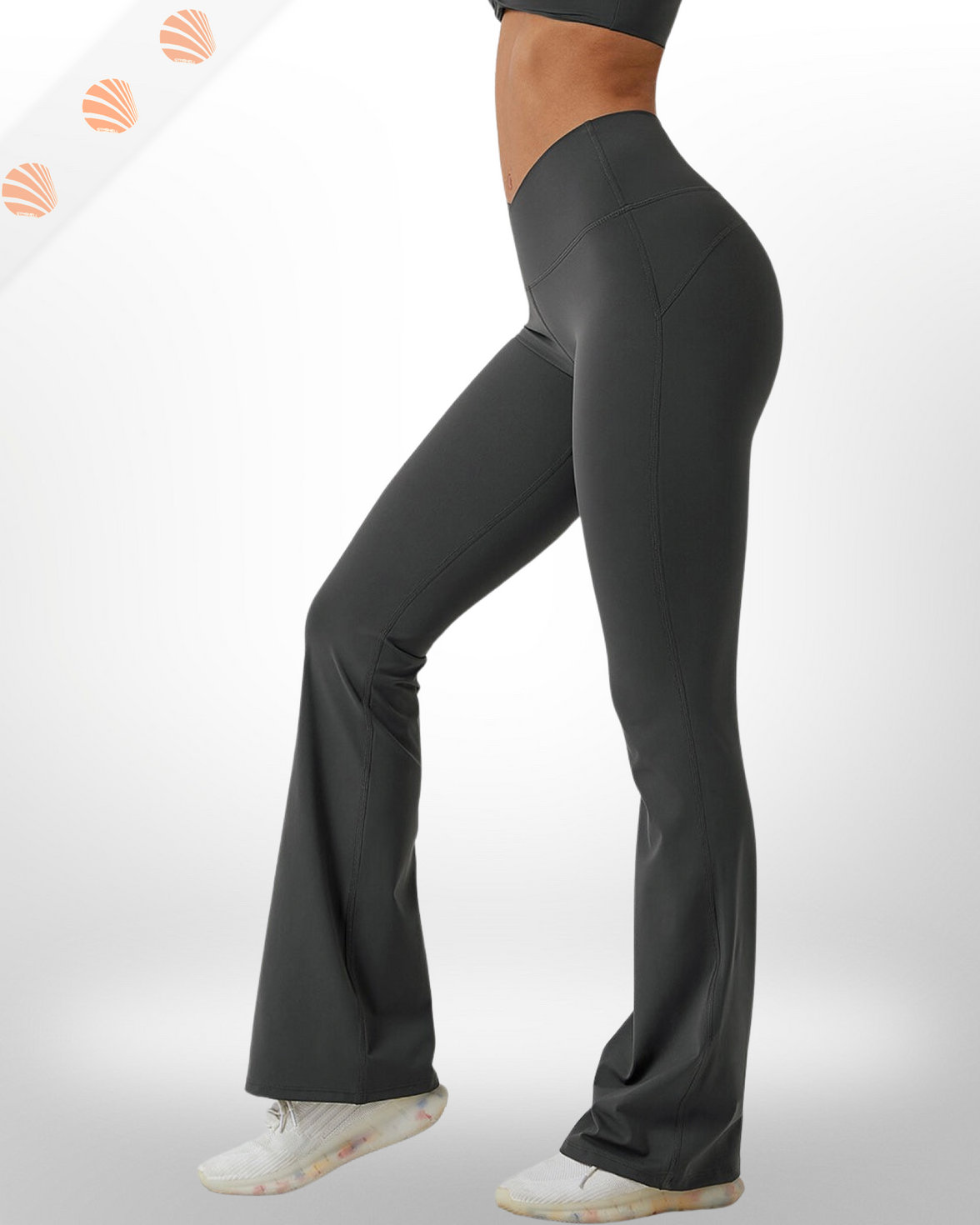 Flare Crossover Waistband Leggings