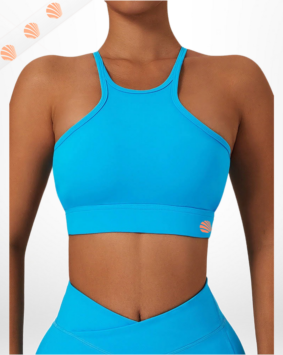 Racer Cut Out Set Leggings & Sports Bra