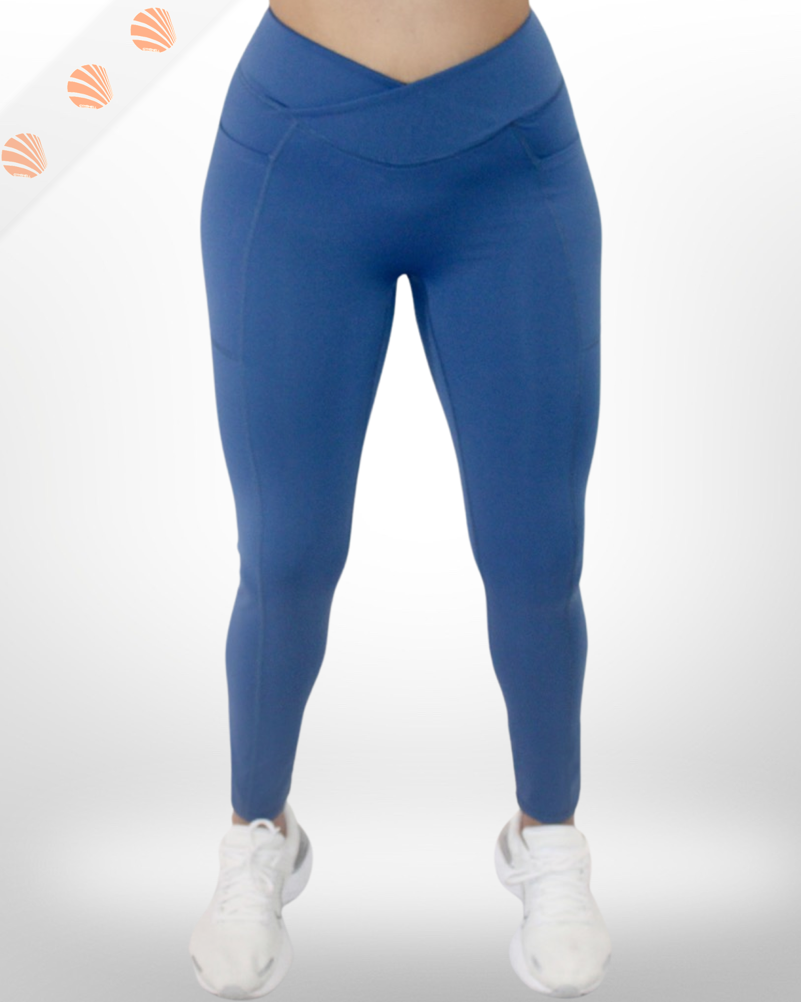 Cross Leggings With Pocket