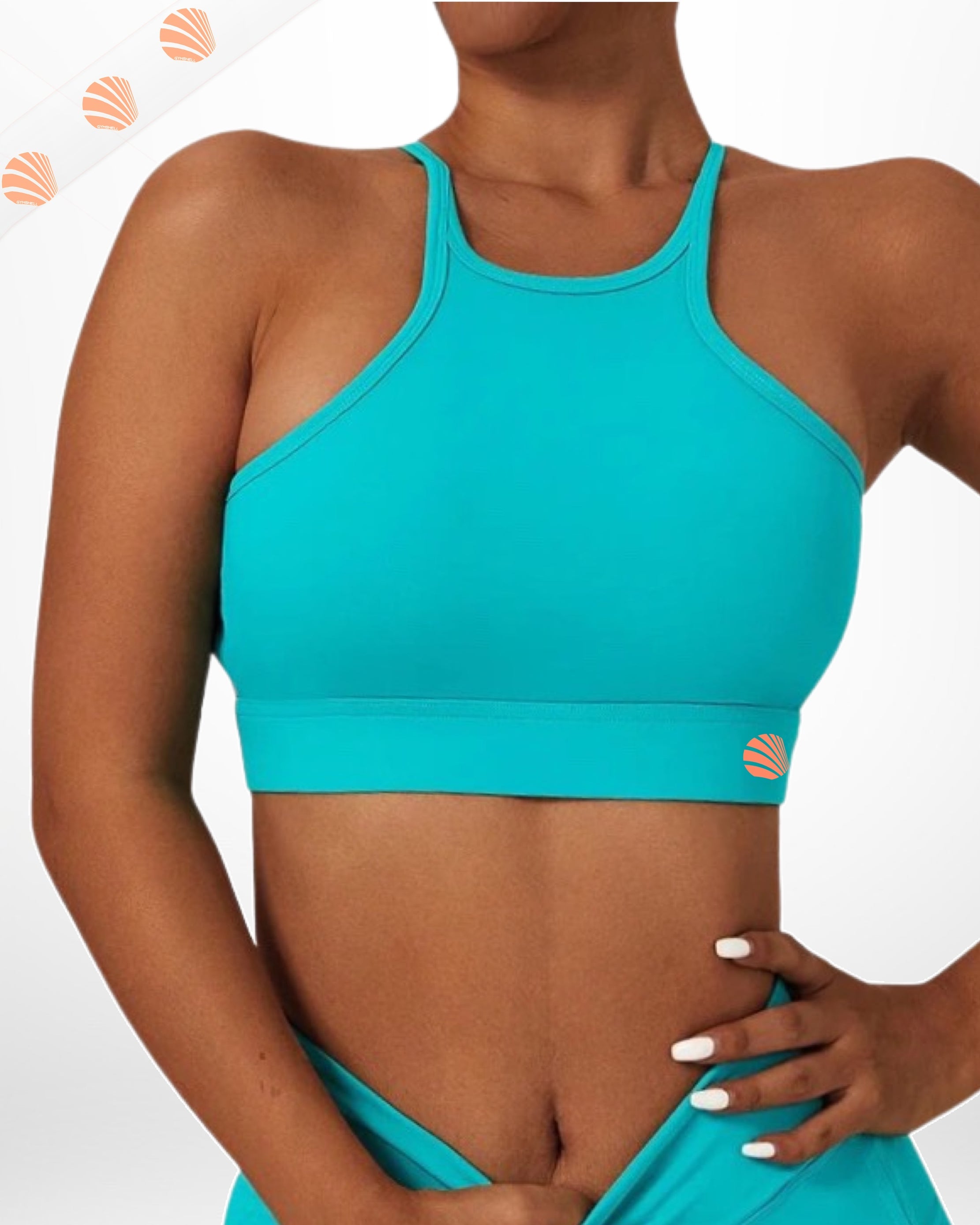 Racer Cut Out Set Leggings & Sports Bra