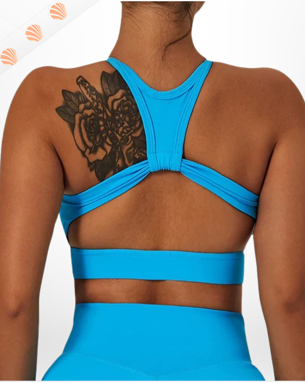Racer Cut Out Set Leggings & Sports Bra
