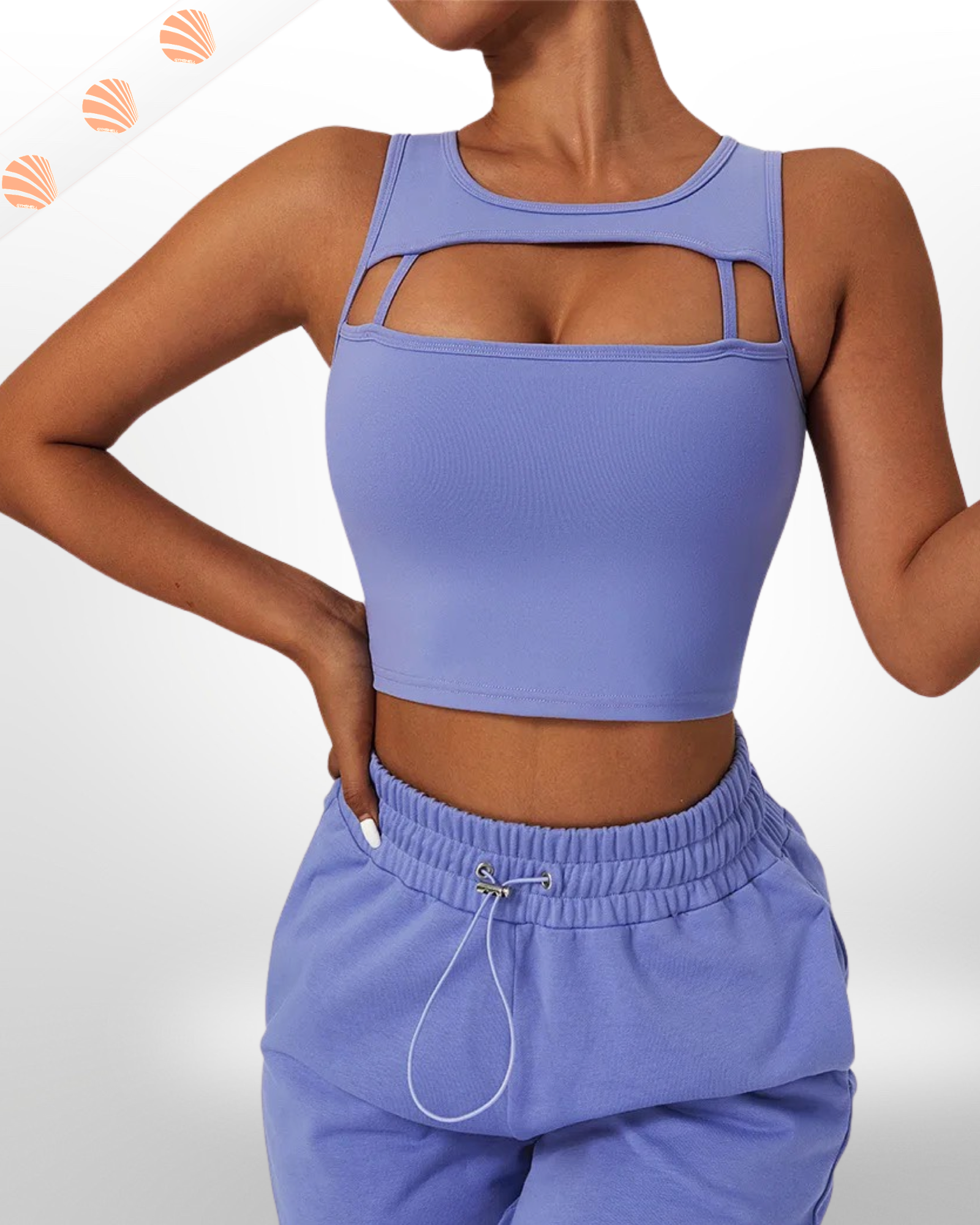 Flex cropped tank top