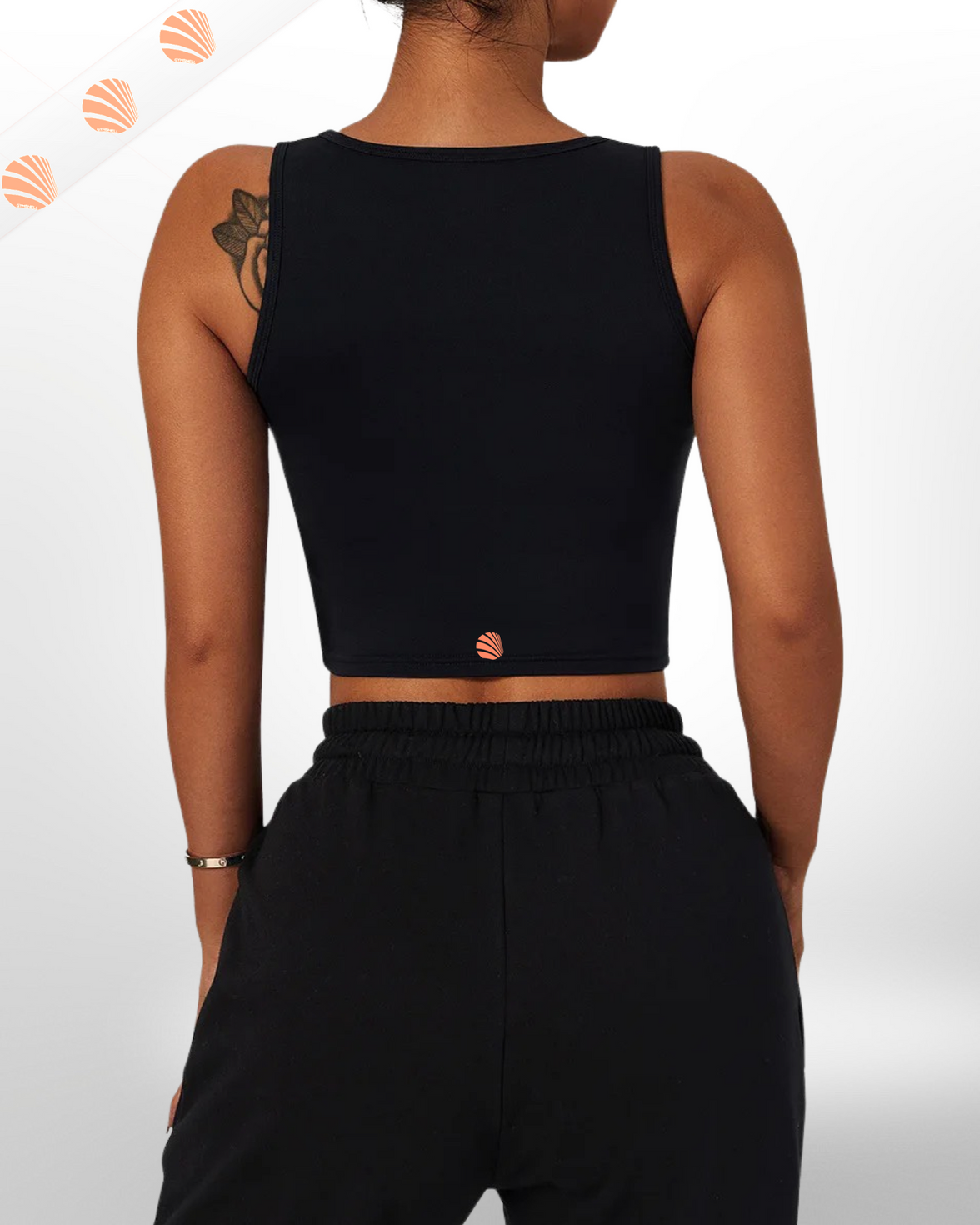 Flex cropped tank top