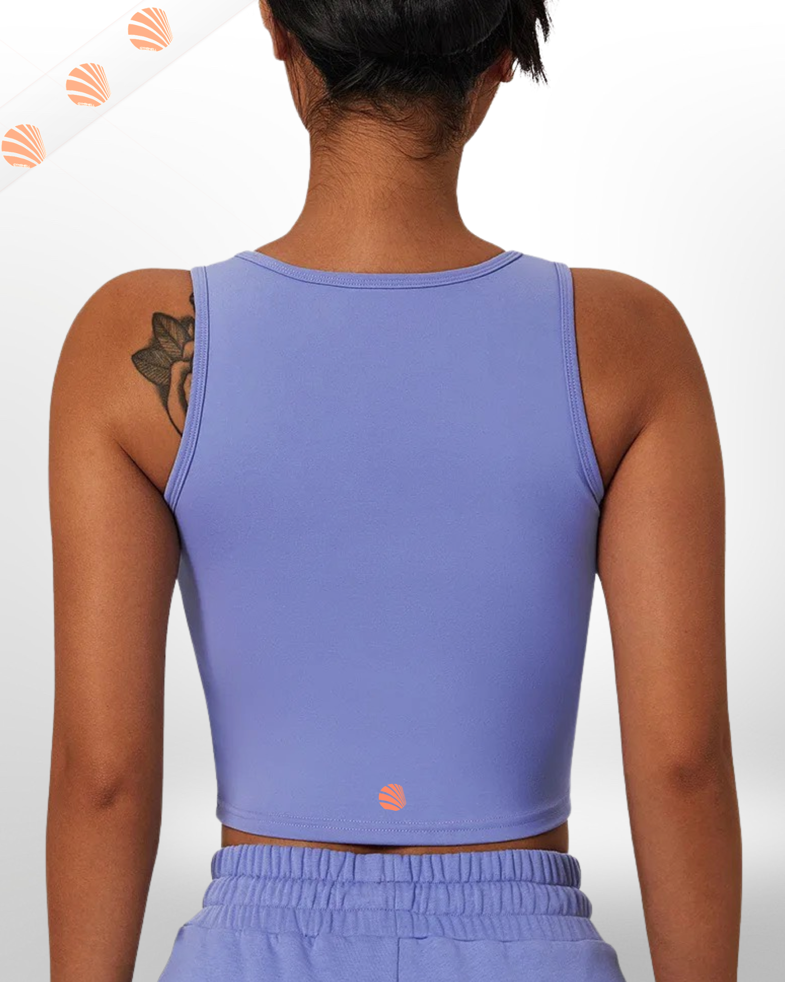 Flex cropped tank top