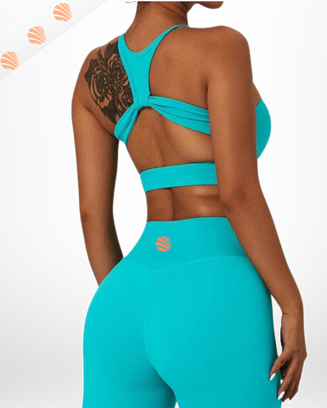 Racer Cut Out Sports Bra